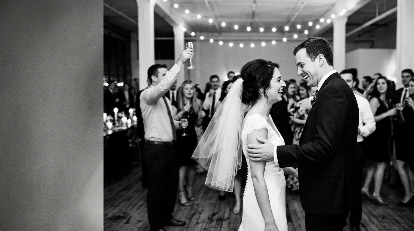 Documentary wedding photograph from Nour's owned example
